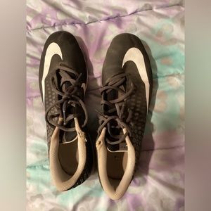 Nike Fastflex Vapor Baseball Cleats Shoes Black White Size 7 A07945 010